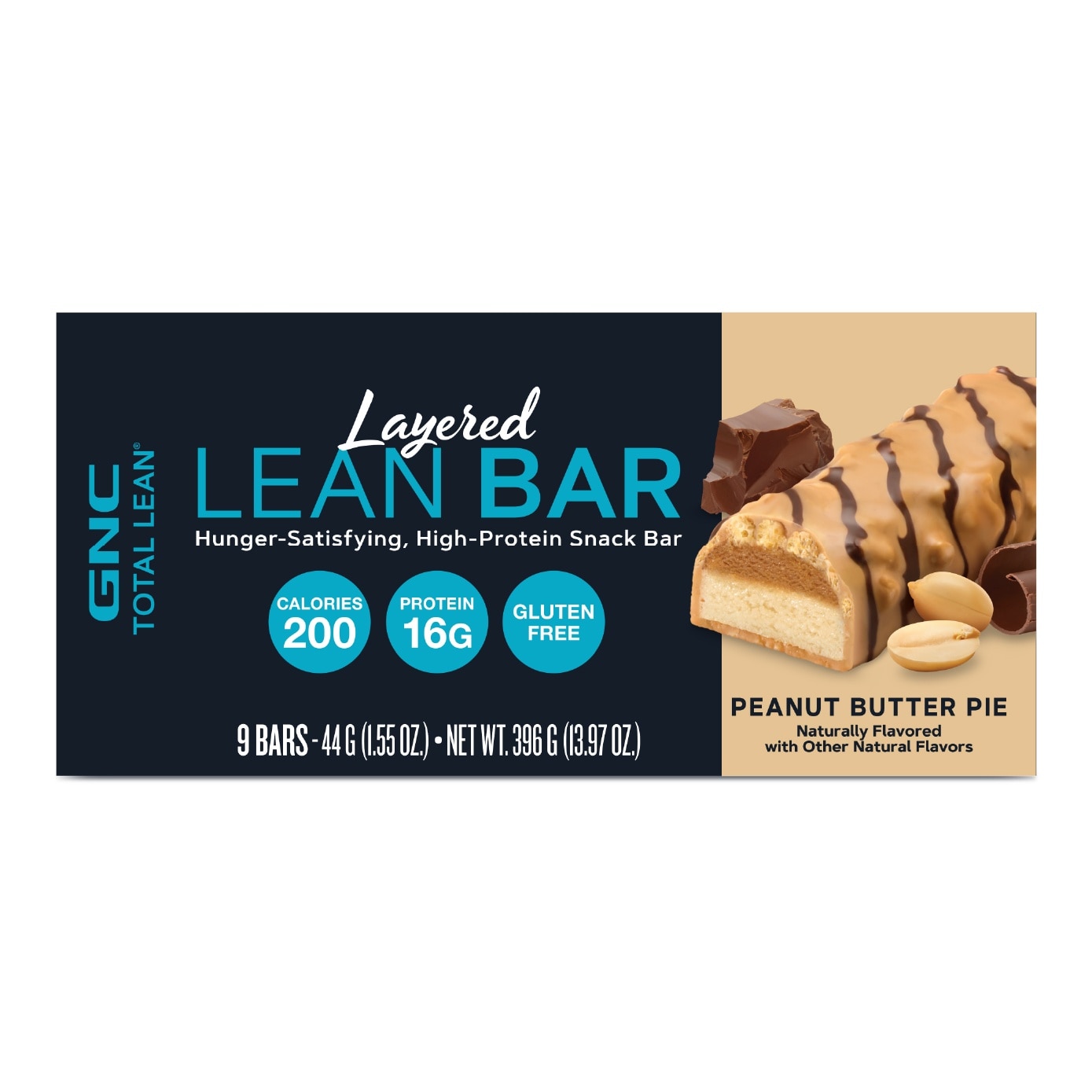Total Lean Bar Protein Snack Bar Peanut Butter Pie 44g x 9s