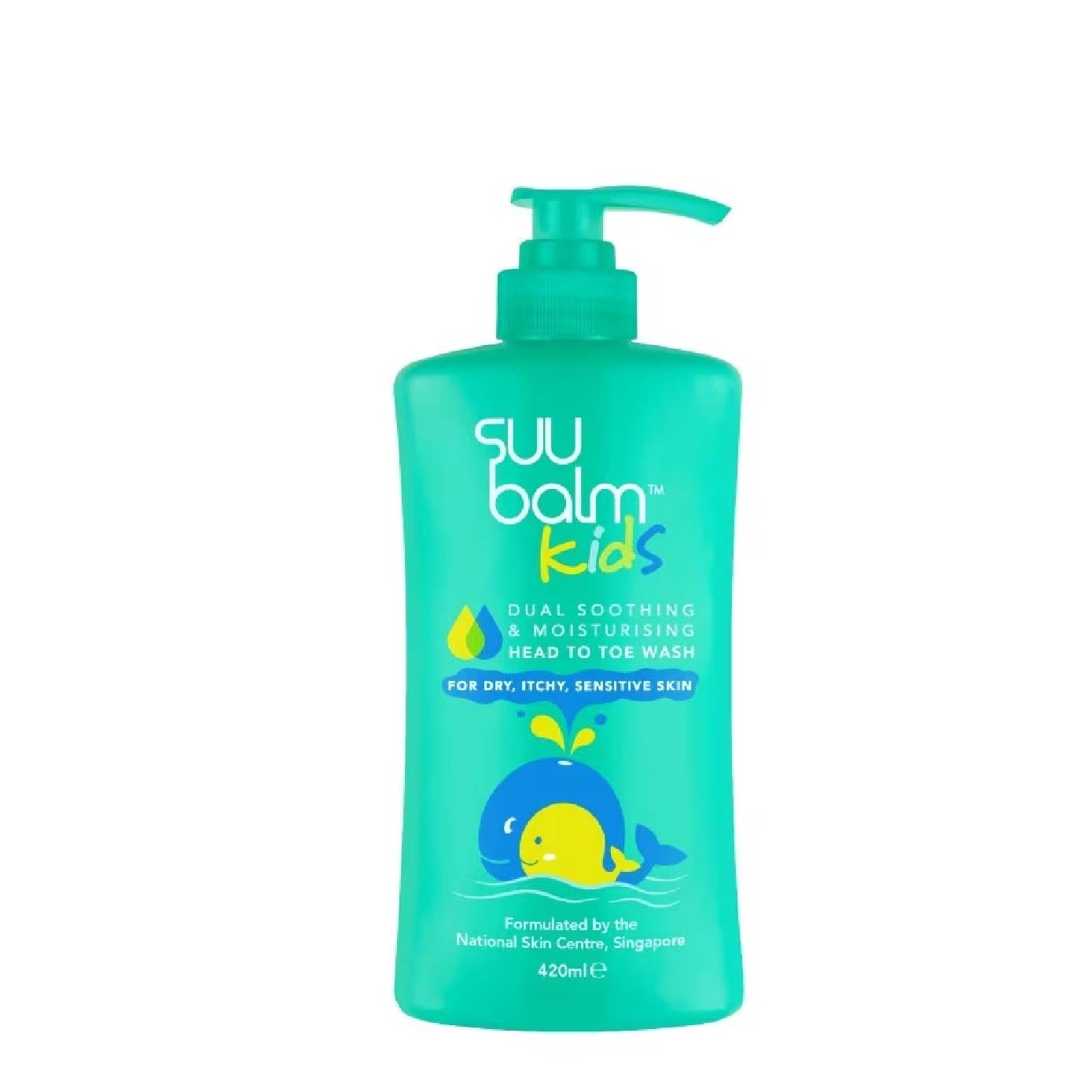 Kids Creamy Head To Toe Wash (Soothing & Gentle) 420ml