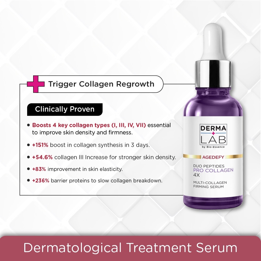 Agedefy MultI-Collagen Firming Serum (Duo Peptides Pro Collagen 4x) 30ml