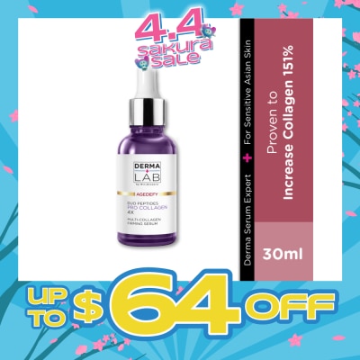 DERMA LAB - Agedefy MultI-Collagen Firming Serum (Duo Peptides Pro Collagen 4x) 30ml