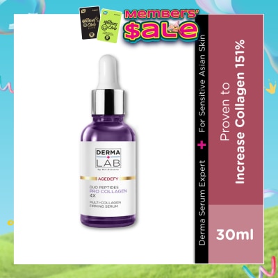 DERMA LAB - Agedefy MultI-Collagen Firming Serum (Duo Peptides Pro Collagen 4x) 30ml