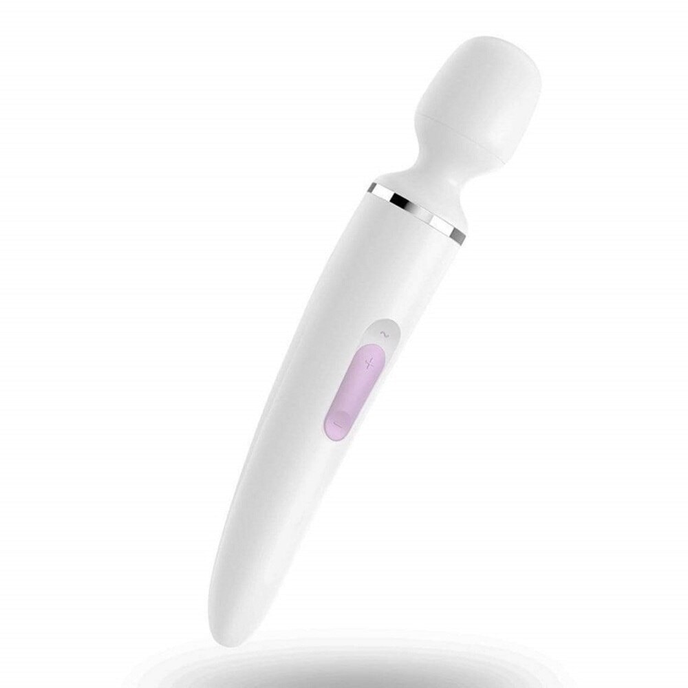 Wand-er Women Rechargeable Wand Massager (White) 1s