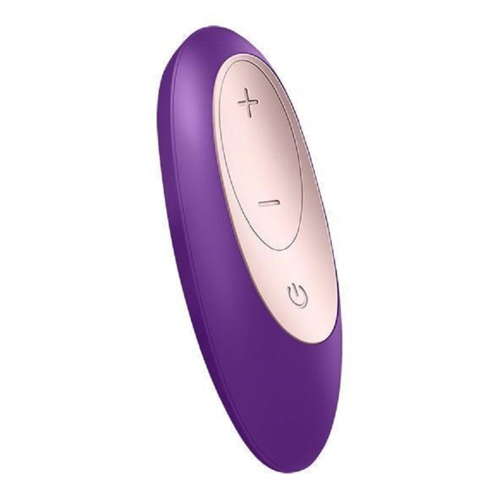 Partner Double Plus Remote Control Couples Massager (Purple) 1s