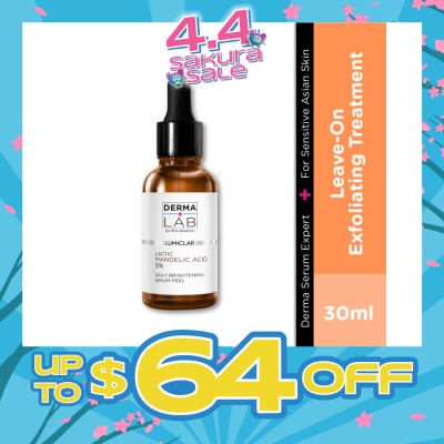DERMA LAB - Lumiclar Daily Brightening Peel Serum (Lactic Mandelic Acis 5%) 30ml