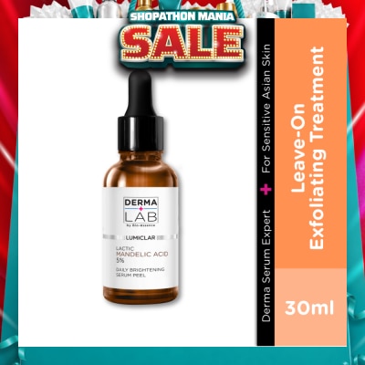 DERMA LAB - Lumiclar Daily Brightening Peel Serum (Lactic Mandelic Acis 5%) 30ml