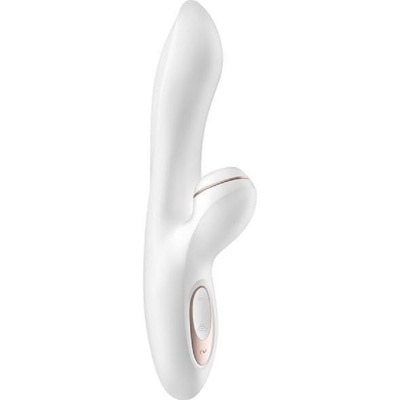 SATISFYER Pro+ G Spot Rabbit Vibrator (White) 1s