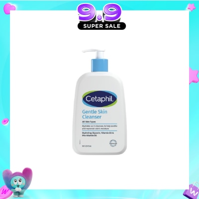 CETAPHIL - Gentle Skin Cleanser Hydrating Face & Body Wash (For All Skin Types, Sensitive Skin) 473ml image