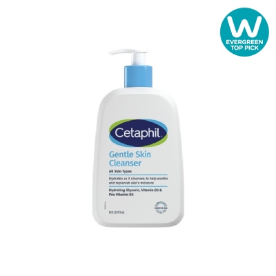 CETAPHIL Gentle Skin Cleanser Hydrating Face & Body Wash (For All Skin Types, Sensitive Skin) 473ml image