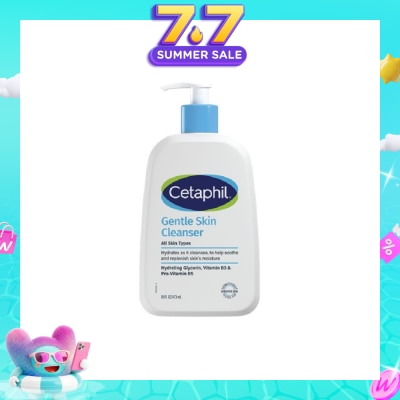CETAPHIL - Gentle Skin Cleanser Hydrating Face & Body Wash (For All Skin Types, Sensitive Skin) 473ml