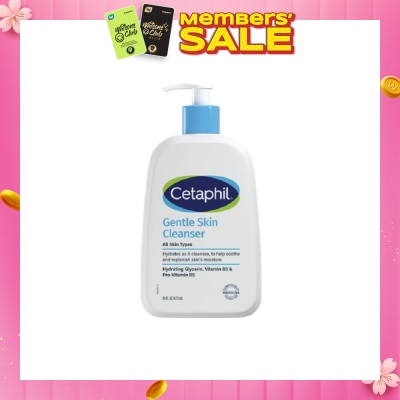 CETAPHIL Gentle Skin Cleanser Hydrating Face & Body Wash (For All Skin Types, Sensitive Skin) 473ml
