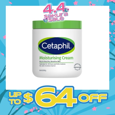 CETAPHIL - Moisturizing Cream Face & Body Moisturizer (For Dry and Sensitive Skin) 550g