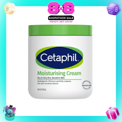 CETAPHIL - Moisturizing Cream Face & Body Moisturizer (For Dry and Sensitive Skin) 550g