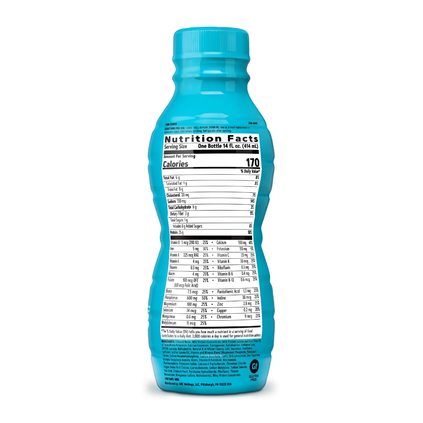 Total Lean Shake 25 Ready to Drink Zero Added Sugar Strawberries & Cream 414ml x 12s