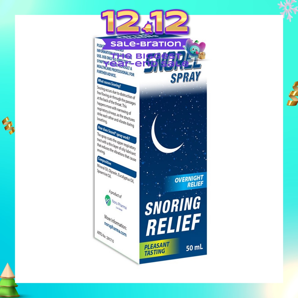 Snoring Relief Spray 50ml (Expiry: April`2026)