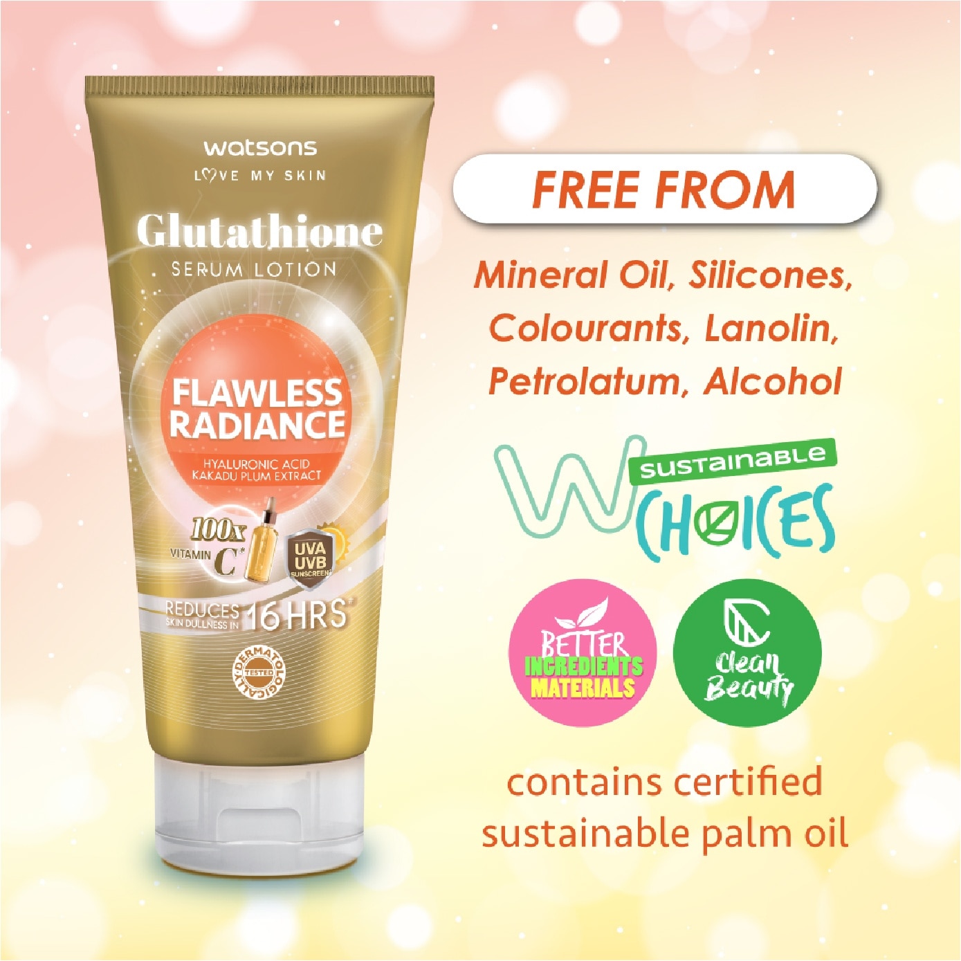 Glutathione Flawless Radiance Serum Lotion 330ml