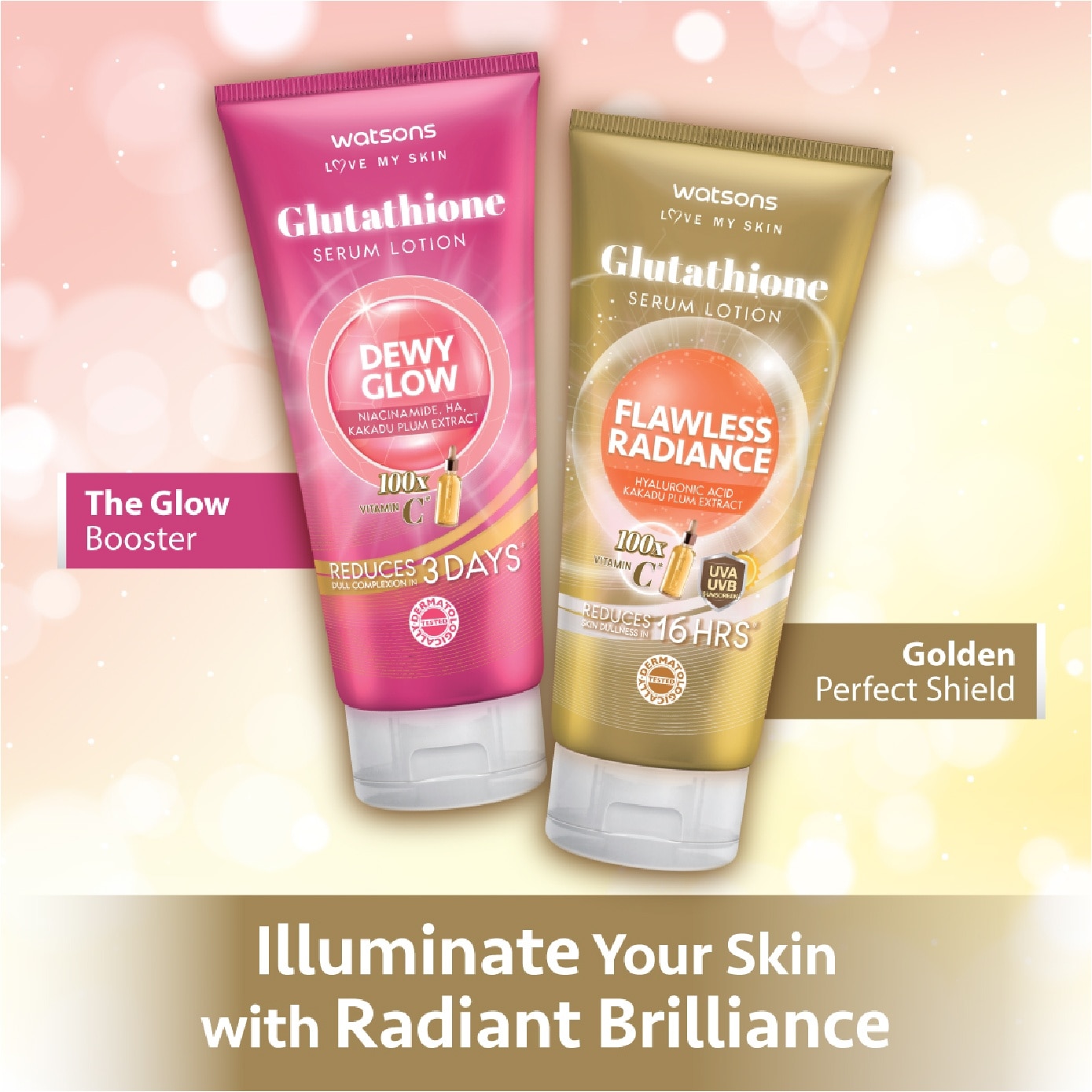 Glutathione Dewy Glow Serum Lotion 330ml