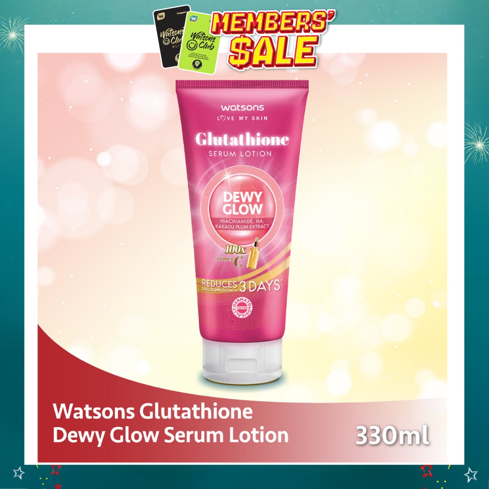 WATSONS Glutathione Dewy Glow Serum Lotion 330ml | Body & Hand