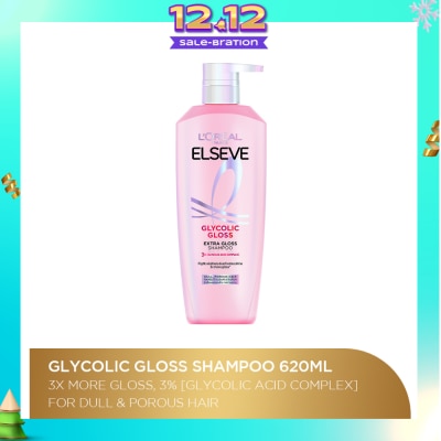 L'OREAL PARIS ELSEVE Glycolic Gloss Shampoo 620ml