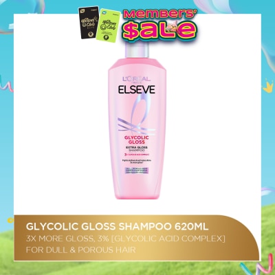 L'OREAL PARIS ELSEVE - Glycolic Gloss Shampoo 620ml