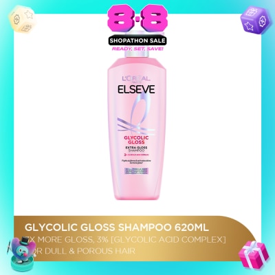 L'OREAL PARIS ELSEVE - Glycolic Gloss Shampoo 620ml