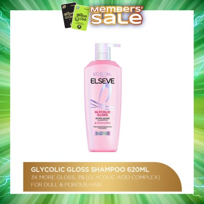 L'OREAL PARIS ELSEVE - Glycolic Gloss Shampoo 620ml