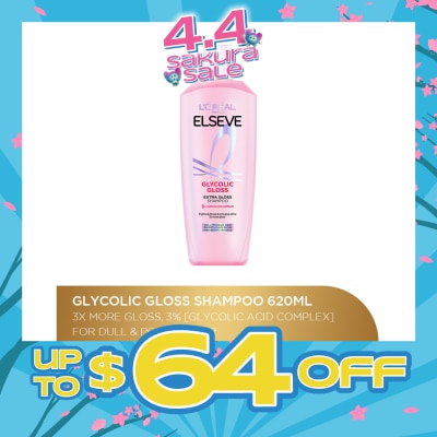 L'OREAL PARIS ELSEVE - Glycolic Gloss Shampoo 620ml