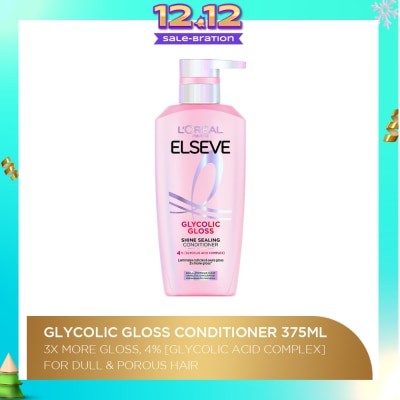 L'OREAL PARIS ELSEVE Glycolic Gloss Conditioner 375ml