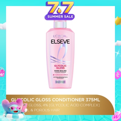 L'OREAL PARIS ELSEVE - Glycolic Gloss Conditioner 375ml