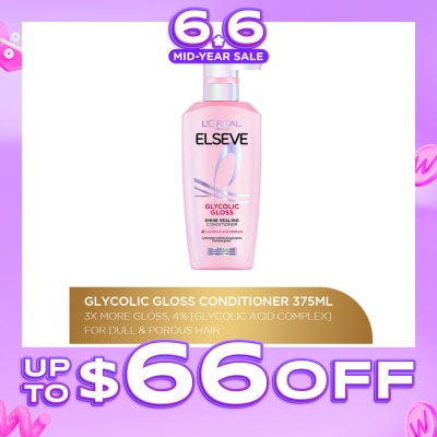 L'OREAL PARIS ELSEVE - Glycolic Gloss Conditioner 375ml