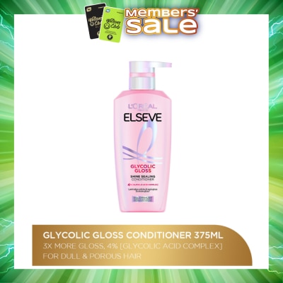 L'OREAL PARIS ELSEVE - Glycolic Gloss Conditioner 375ml