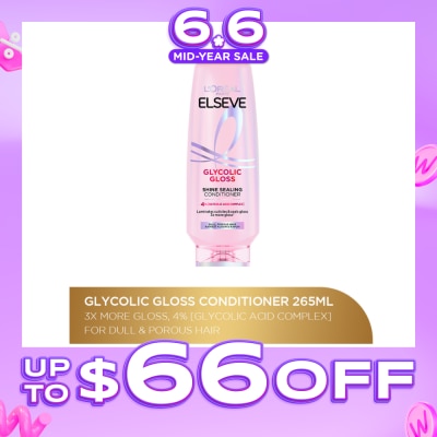 L'OREAL PARIS ELSEVE - Glycolic Gloss Conditioner 265ml