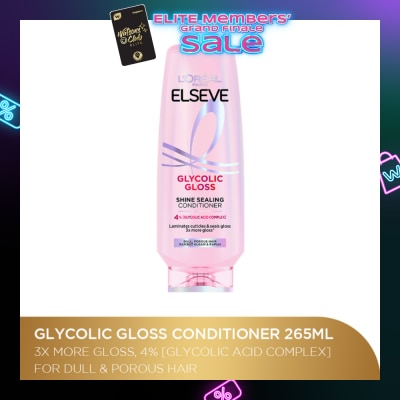 L'OREAL PARIS ELSEVE Glycolic Gloss Conditioner 265ml