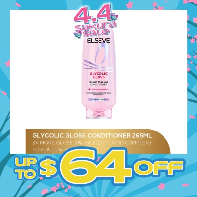 L'OREAL PARIS ELSEVE - Glycolic Gloss Conditioner 265ml