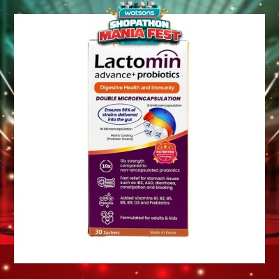LACTOMIN - Probiotics with added Vitamins + Prebiotics 30s