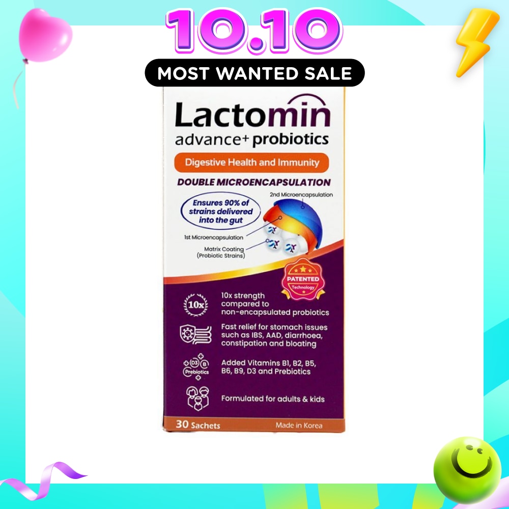 Probiotics with added Vitamins + Prebiotics 30s image