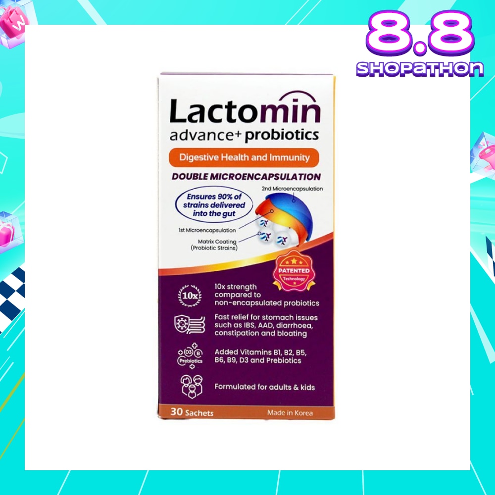 Probiotics with added Vitamins + Prebiotics 30s