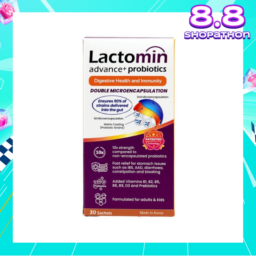 Probiotics with added Vitamins + Prebiotics 30s