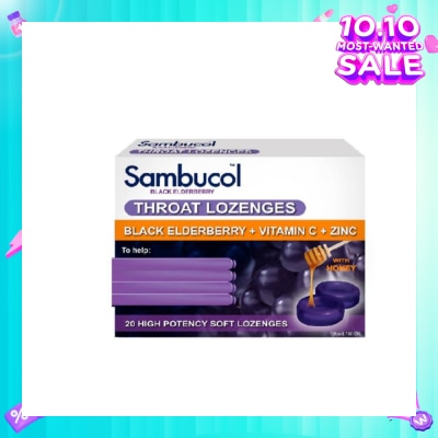 SAMBUCOL Throat Lozenges 20 Lozenges
