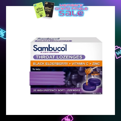 SAMBUCOL Throat Lozenges 20 Lozenges