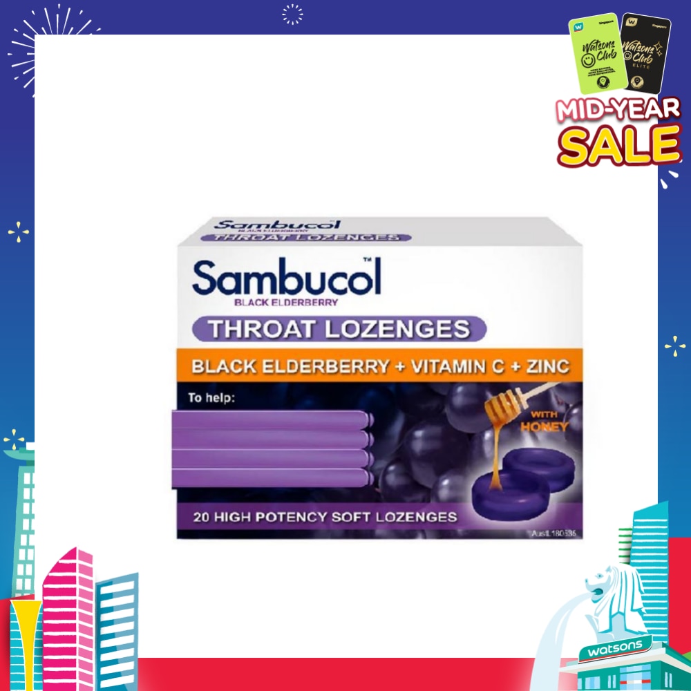 Throat Lozenges 20 Lozenges