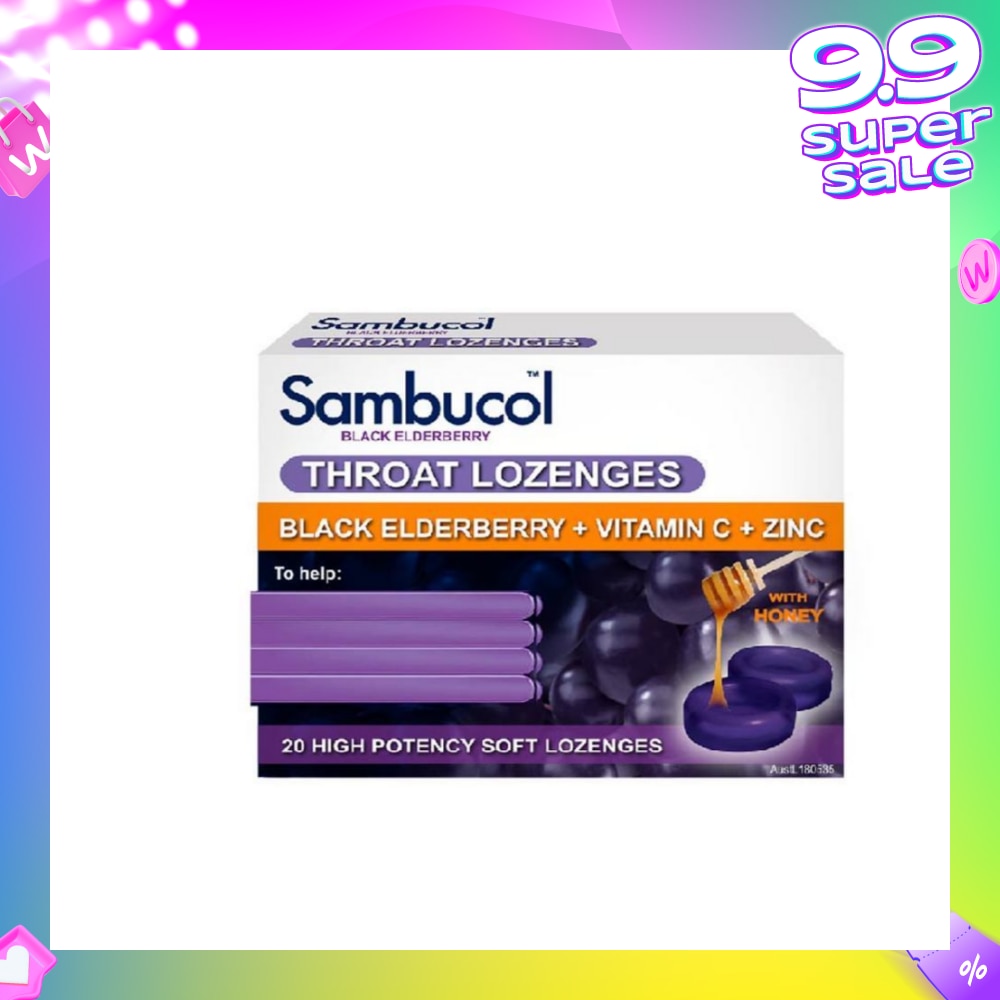 Throat Lozenges 20 Lozenges
