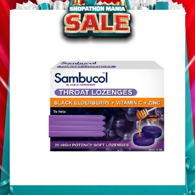 SAMBUCOL - Throat Lozenges 20 Lozenges