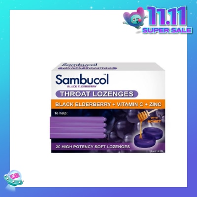 SAMBUCOL Throat Lozenges 20 Lozenges