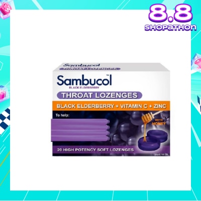 SAMBUCOL Throat Lozenges 20 Lozenges