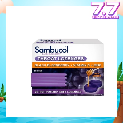 SAMBUCOL Throat Lozenges 20 Lozenges