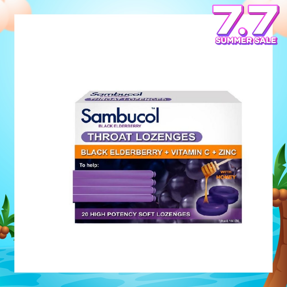 Throat Lozenges 20 Lozenges