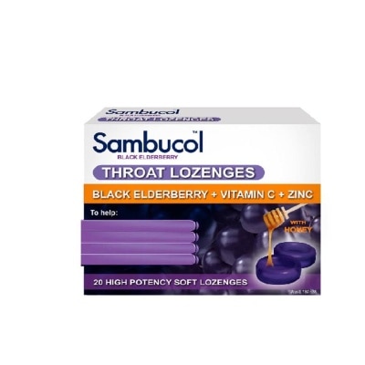 SAMBUCOL Throat Lozenges 20 Lozenges