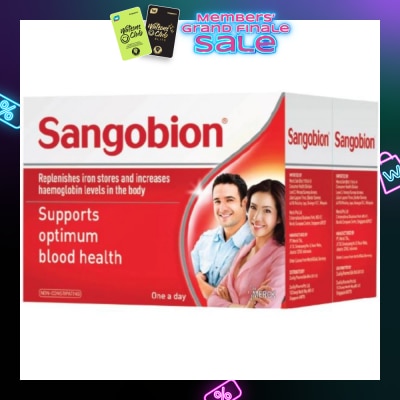SANGOBION Iron Supplement Capsule Value Pack (Support Optimum Blood Health) 28s x 3