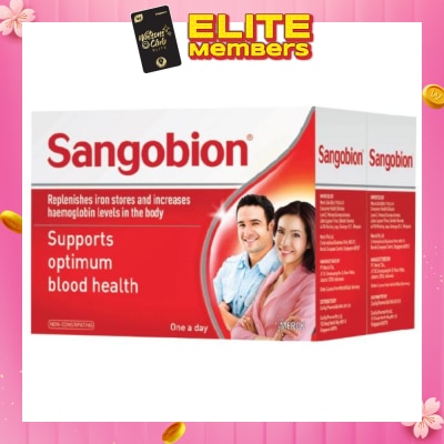 SANGOBION Iron Supplement Capsule Value Pack (Support Optimum Blood Health) 28s x 2