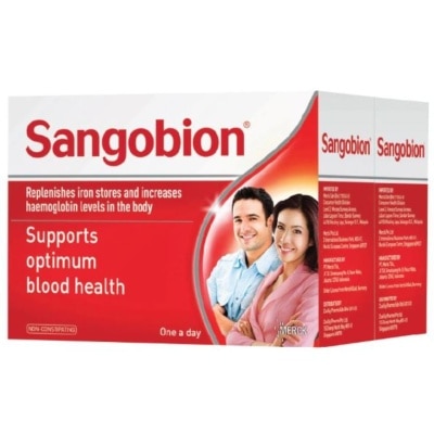 SANGOBION Iron Supplement Capsule Value Pack (Support Optimum Blood Health) 28s x 2